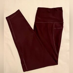 Old Navy Active | Elevate Leggings | Go Dry | Maroon | Size XL